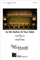 As We Gather at Your Table SATB choral sheet music cover